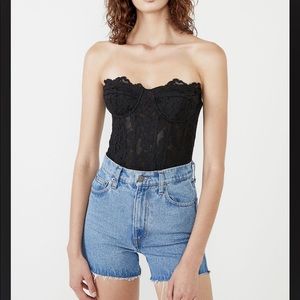 Oskar Lace Bardot Bodysuit - Medium/Size 8